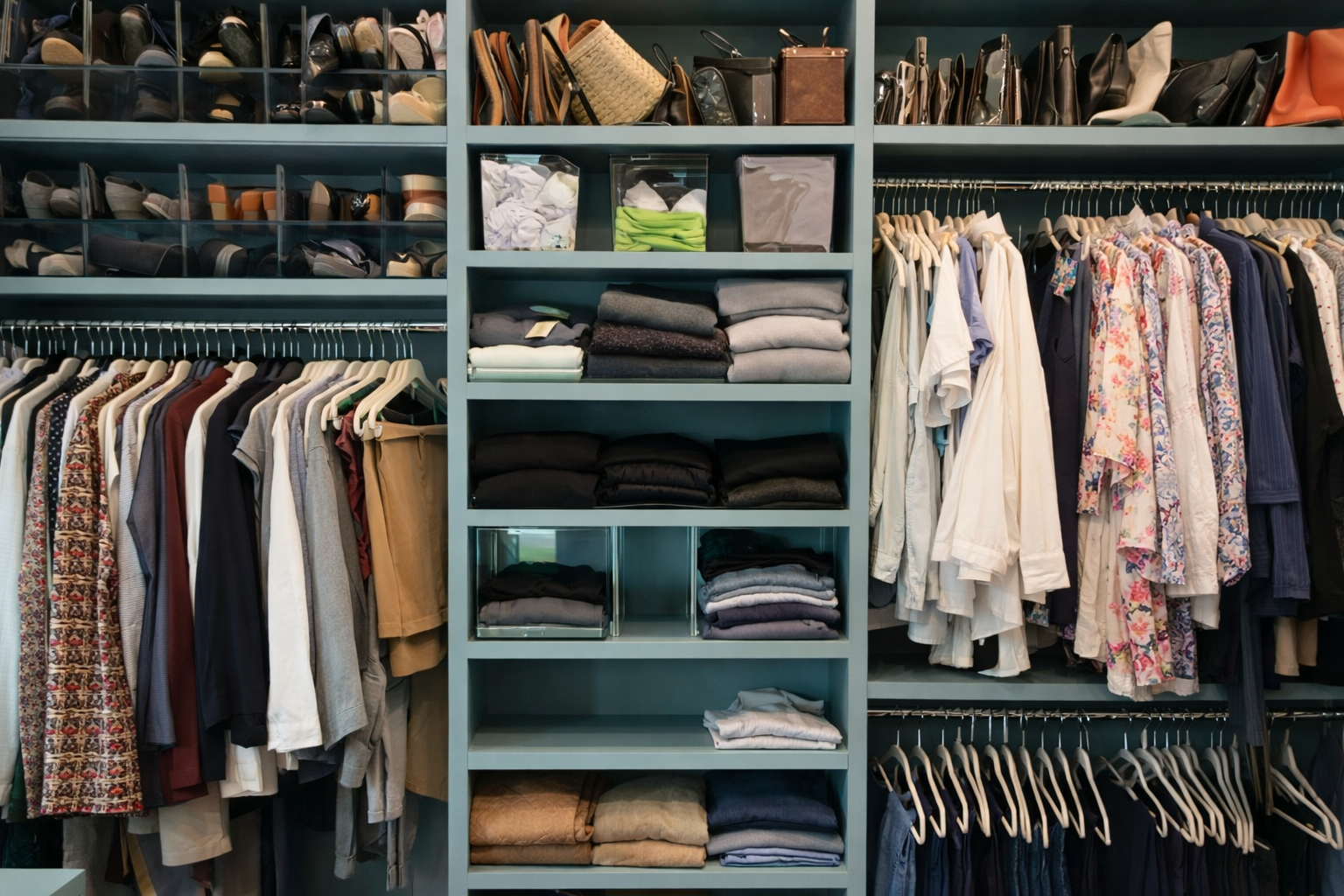 Organized closet